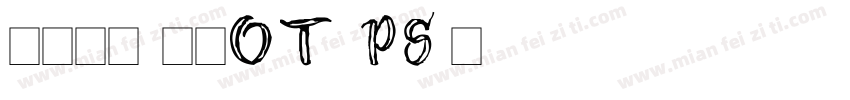 思源未体 常规(OpenType PostScripty字体转换